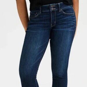 American Eagle Dark Wash Artist Crop Jeans Sz 14 MSRP $60